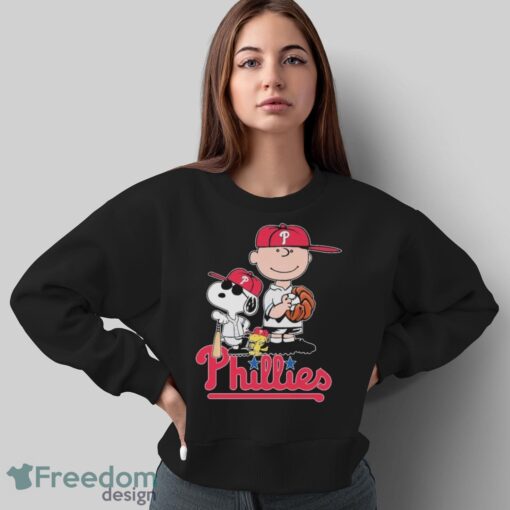 Official The Peanuts Movie Characters Philadelphia Phillies Baseball 2024 Shirt - Sweatshirt