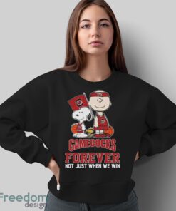 Official The Peanuts Movie Characters South Carolina Gamecocks Forever Not Just When We Win Shirt - Sweatshirt