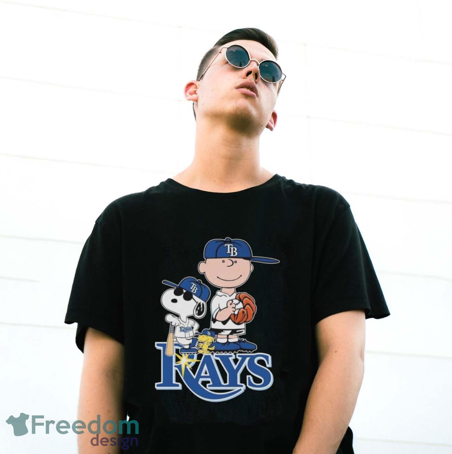 official-the-peanuts-movie-characters-tampa-bay-rays-baseball-2024-shirt-2.jpg Official The Peanuts Movie Characters Tampa Bay Rays Baseball 2024 Shirt - G500 Gildan T-Shirt