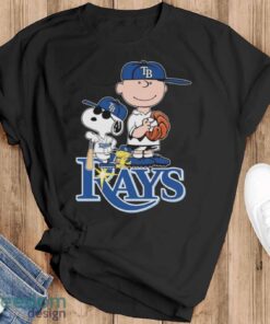 Official The Peanuts Movie Characters Tampa Bay Rays Baseball 2024 Shirt