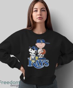 Official The Peanuts Movie Characters Tampa Bay Rays Baseball 2024 Shirt image Official The Peanuts Movie Characters Tampa Bay Rays Baseball 2024 Shirt - Sweatshirt