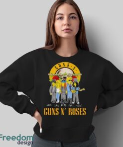 Official The Simpson Gun N’ Roses Signatures Shirt - Sweatshirt