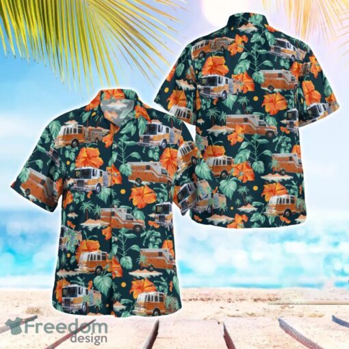 Ohio, Bethesda Fire Department Hawaiian Shirt Beach Summer Shirt Product Photo 1