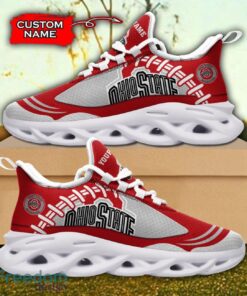 Ohio State Buckeyes NCAA Max Soul Shoes Big Logo And Custom Name Sneakers For Men Women Product Photo 2