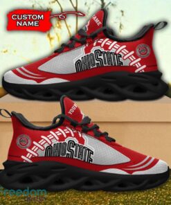 Ohio State Buckeyes NCAA Max Soul Shoes Big Logo And Custom Name Sneakers For Men Women