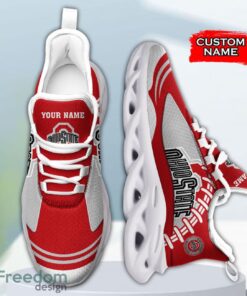 Ohio State Buckeyes NCAA Max Soul Shoes Big Logo And Custom Name Sneakers For Men Women Product Photo 4