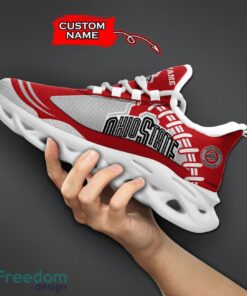 Ohio State Buckeyes NCAA Max Soul Shoes Big Logo And Custom Name Sneakers For Men Women Product Photo 5