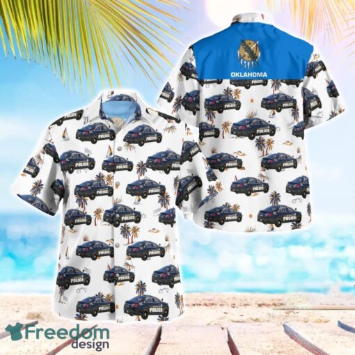 Oklahoma City Police Car Hawaiian Shirt Beach Summer Shirt Product Photo 1