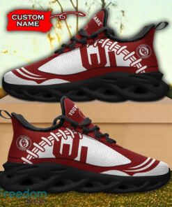 Oklahoma Sooners NCAA Max Soul Shoes Big Logo And Custom Name Sneakers For Men Women Product Photo 1