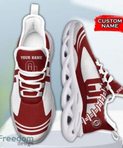 Oklahoma Sooners NCAA Max Soul Shoes Big Logo And Custom Name Sneakers For Men Women Product Photo 4