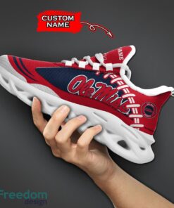 Ole Miss Rebels NCAA Max Soul Shoes Big Logo And Custom Name Sneakers For Men Women Product Photo 5