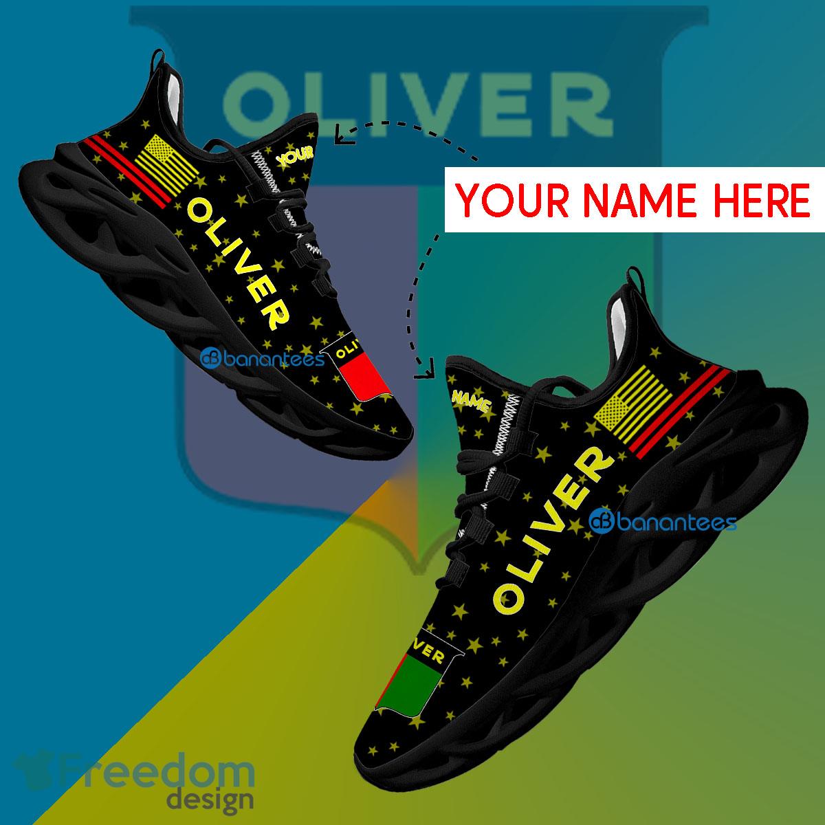 Oliver Tractor Chunky Sneaker Recognizable Custom Name Gift Max Soul Shoes USA Flag Star New For Fans - Oliver Tractor Running Shoes New Trending Personalized Photo 1