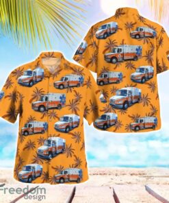 Orange County, North Carolina EMS Beach Hawaiian Shirt Gift For Summer Holiday