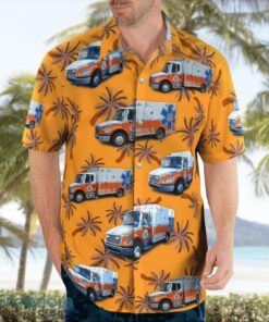 Orange County, North Carolina EMS Beach Hawaiian Shirt Gift For Summer Holiday Product Photo 4