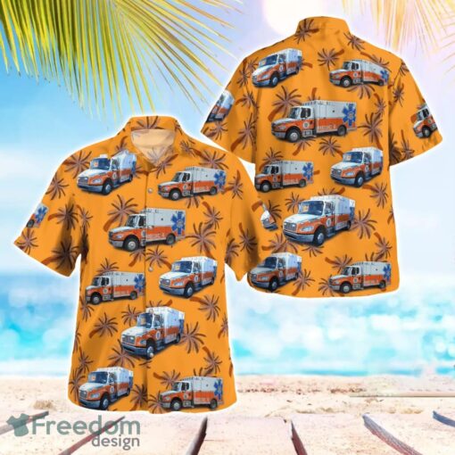 Orange County, North Carolina EMS Beach Hawaiian Shirt Gift For Summer Holiday Product Photo 1