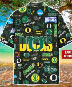 Oregon Ducks Logo Hawaiian Shirt For Fans Trending Beach Shirt Custom Name Product Photo 2