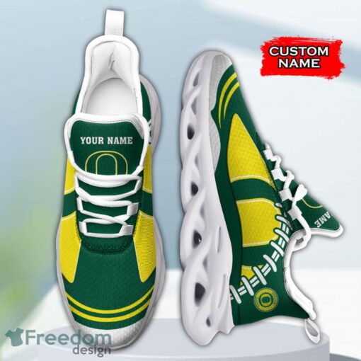 Oregon Ducks NCAA Max Soul Shoes Big Logo And Custom Name Sneakers For Men Women Product Photo 4