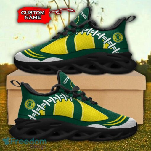 Oregon Ducks NCAA Max Soul Shoes Big Logo And Custom Name Sneakers For Men Women Product Photo 1