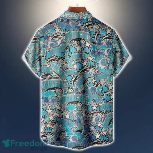 Orlando Magic Logo All Printed 3D Hawaiian Shirt For Fans NBA Hawaiian Shirt Product Photo 2