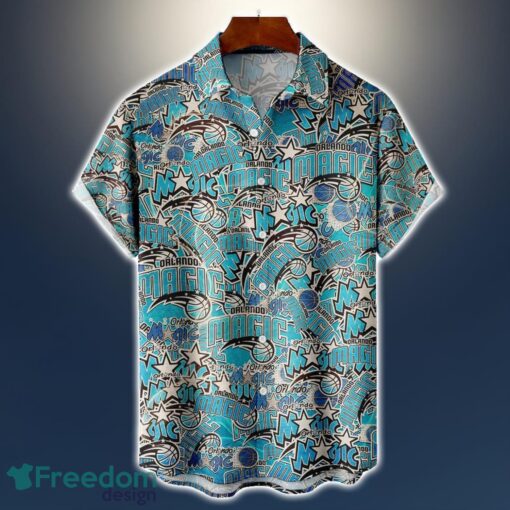 Orlando Magic Logo All Printed 3D Hawaiian Shirt For Fans NBA Hawaiian Shirt Product Photo 1