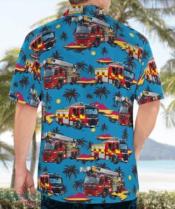 Oxfordshire Fire and Rescue Service Summer Hawaiian Shirt Product Photo 2