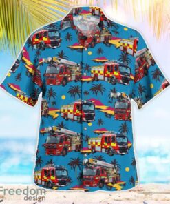 Oxfordshire Fire and Rescue Service Summer Hawaiian Shirt Product Photo 3