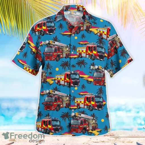 Oxfordshire Fire and Rescue Service Summer Hawaiian Shirt Product Photo 3