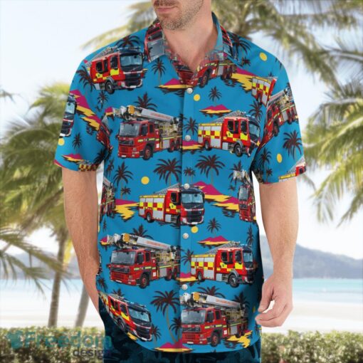 Oxfordshire Fire and Rescue Service Summer Hawaiian Shirt Product Photo 4