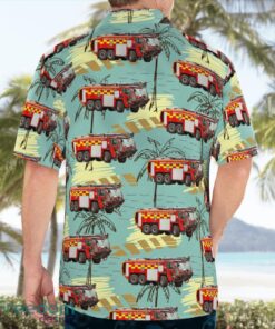 Oxfordshire, United Kingdom, RAF Brize Norton Fire Dept Hawaiian Shirt Summer Beach Gift Product Photo 2