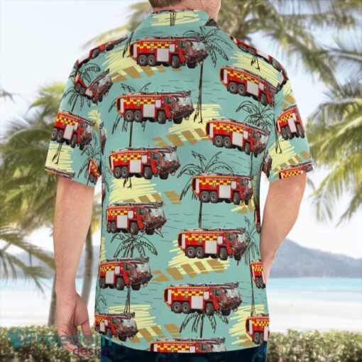 Oxfordshire, United Kingdom, RAF Brize Norton Fire Dept Hawaiian Shirt Summer Beach Gift Product Photo 2