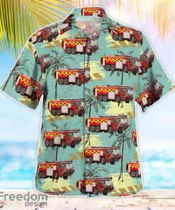 Oxfordshire, United Kingdom, RAF Brize Norton Fire Dept Hawaiian Shirt Summer Beach Gift Product Photo 3