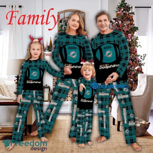 Pajamas Set Gift Family NFL Miami Dolphins Caro For Fans Holidays - Pajamas Set Gift Family NFL Miami Dolphins Caro For Fans Holidays