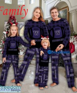 Pajamas Set Gift For Family NCAA Washington Huskies Caro For Fans Holidays - Pajamas Set Gift For Family NCAA Washington Huskies Caro For Fans Holidays