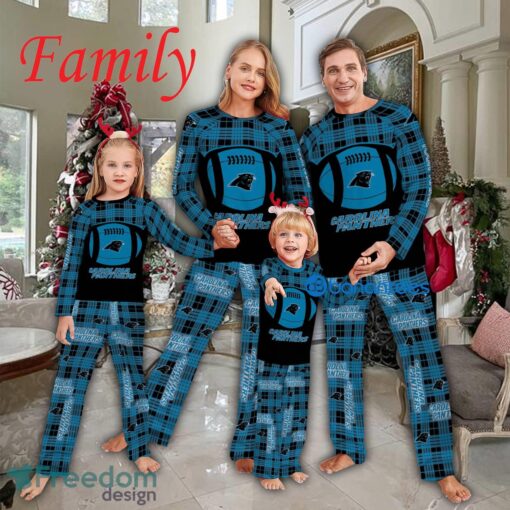 Pajamas Set Gift For Family NFL Carolina Panthers Caro For Fans Holidays - Pajamas Set Gift For Family NFL Carolina Panthers Caro For Fans Holidays