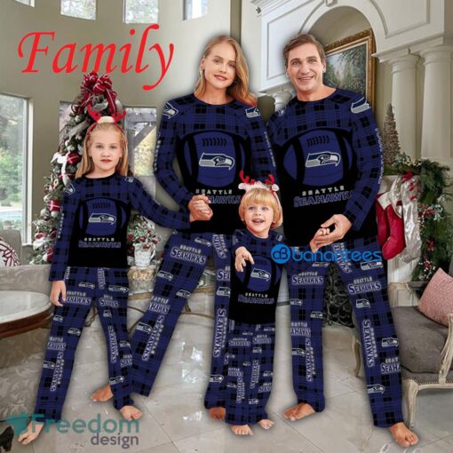 Pajamas Set Gift For Family NFL Seattle Seahawks Caro For Fans Holidays - Pajamas Set Gift For Family NFL Seattle Seahawks Caro For Fans Holidays