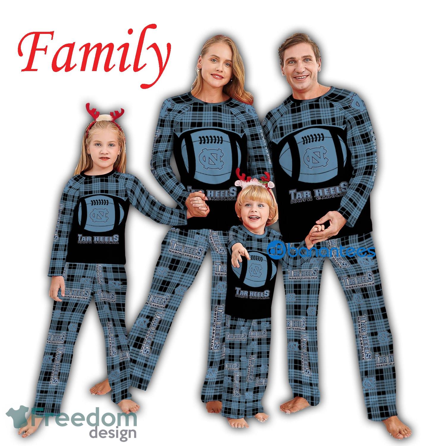 Pajamas Set Men Women Children NCAA North Carolina Tar Heels Caro For Fans Holidays - Pajamas Set Men Women Children NCAA North Carolina Tar Heels Caro For Fans Holidays