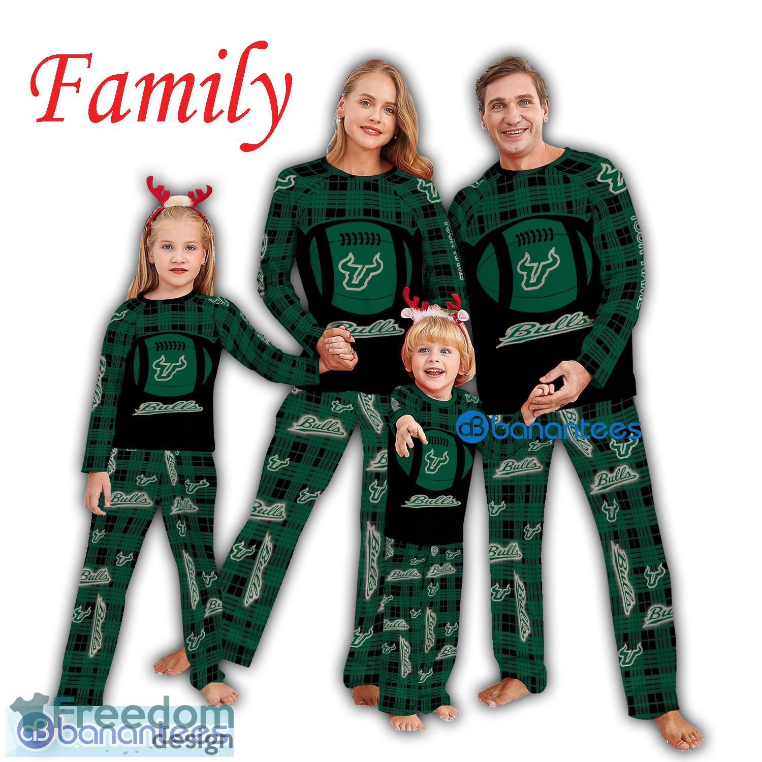 Pajamas Set Men Women Children NCAA South Florida Bulls Caro For Fans Holidays - Pajamas Set Men Women Children NCAA South Florida Bulls Caro For Fans Holidays