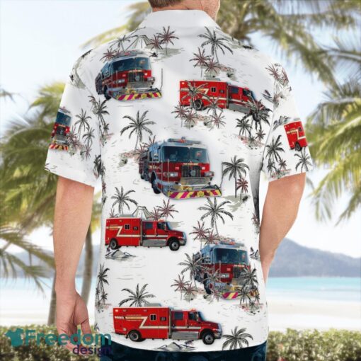 Palm Beach County Fire Rescue Beach Hawaiian Shirt Gift For Summer Holiday Product Photo 2