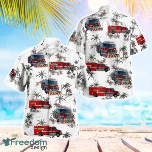 Palm Beach County Fire Rescue Beach Hawaiian Shirt Gift For Summer Holiday Product Photo 1