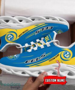 Parramatta Eels NRL Max Soul Shoes Sneakers Sport Gift For Fans Running Shoes Custom Name Product Photo 3