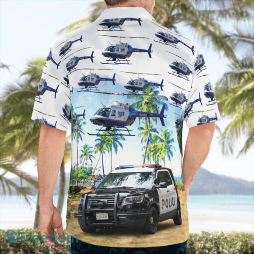 Pasadena Police Department Vehicles Hawaiian Shirt Beach Summer Shirt Product Photo 2