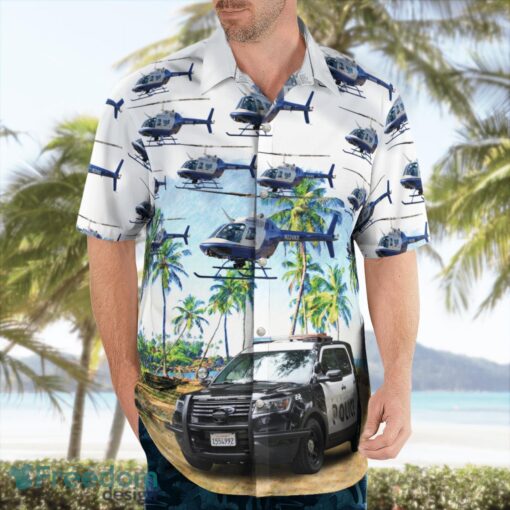 Pasadena Police Department Vehicles Hawaiian Shirt Beach Summer Shirt Product Photo 3