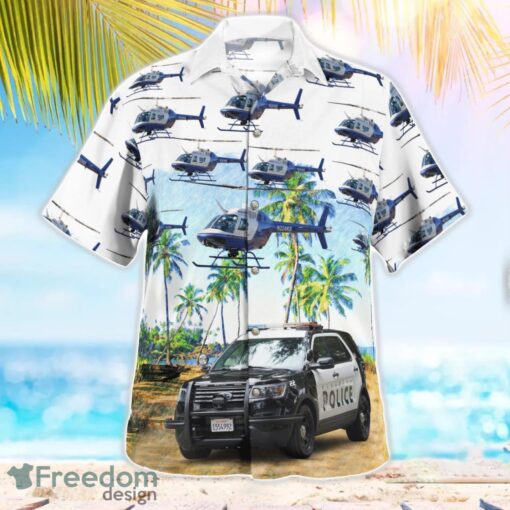 Pasadena Police Department Vehicles Hawaiian Shirt Beach Summer Shirt Product Photo 4