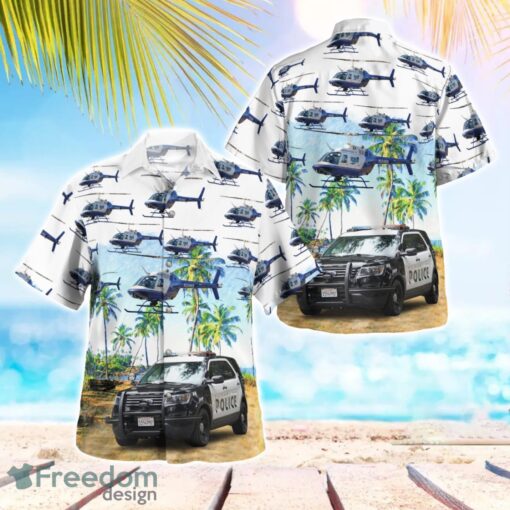 Pasadena Police Department Vehicles Hawaiian Shirt Beach Summer Shirt Product Photo 1