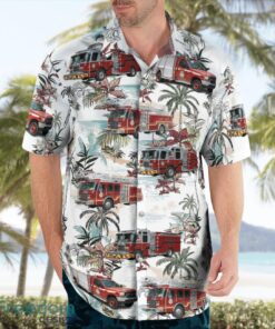 Pasco County Fire Department, Florida Beach Hawaiian Shirt Gift For Summer Holiday Product Photo 3