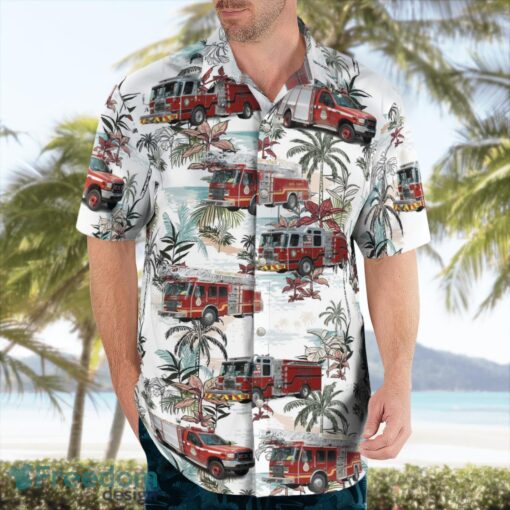 Pasco County Fire Department, Florida Beach Hawaiian Shirt Gift For Summer Holiday Product Photo 3