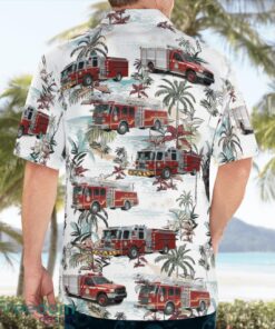 Pasco County Fire Department, Florida Beach Hawaiian Shirt Gift For Summer Holiday