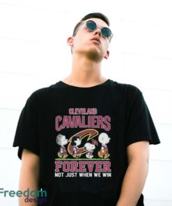Peanuts Characters Cleveland Cavaliers Forever Not Just When We Win Shirt image Peanuts Characters Cleveland Cavaliers Forever Not Just When We Win Shirt - G500 Gildan T-Shirt