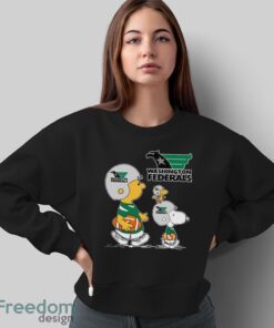 Peanuts Charlie Brown And Snoopy Washington Federals image Peanuts Charlie Brown And Snoopy Washington Federals - Sweatshirt