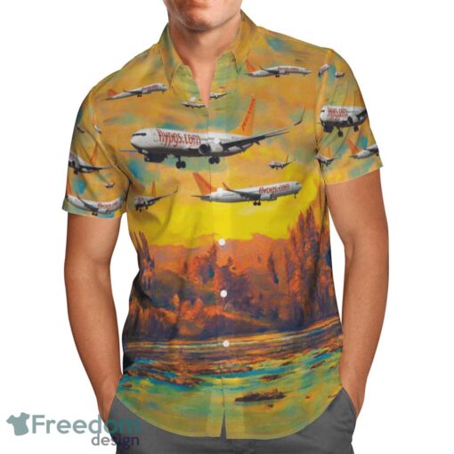 Pegasus Airlines Boeing 737-800 Hawaiian Shirt Beach Summer Gift Product Photo 2